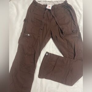 Cargo style scrub pants Small- Tall